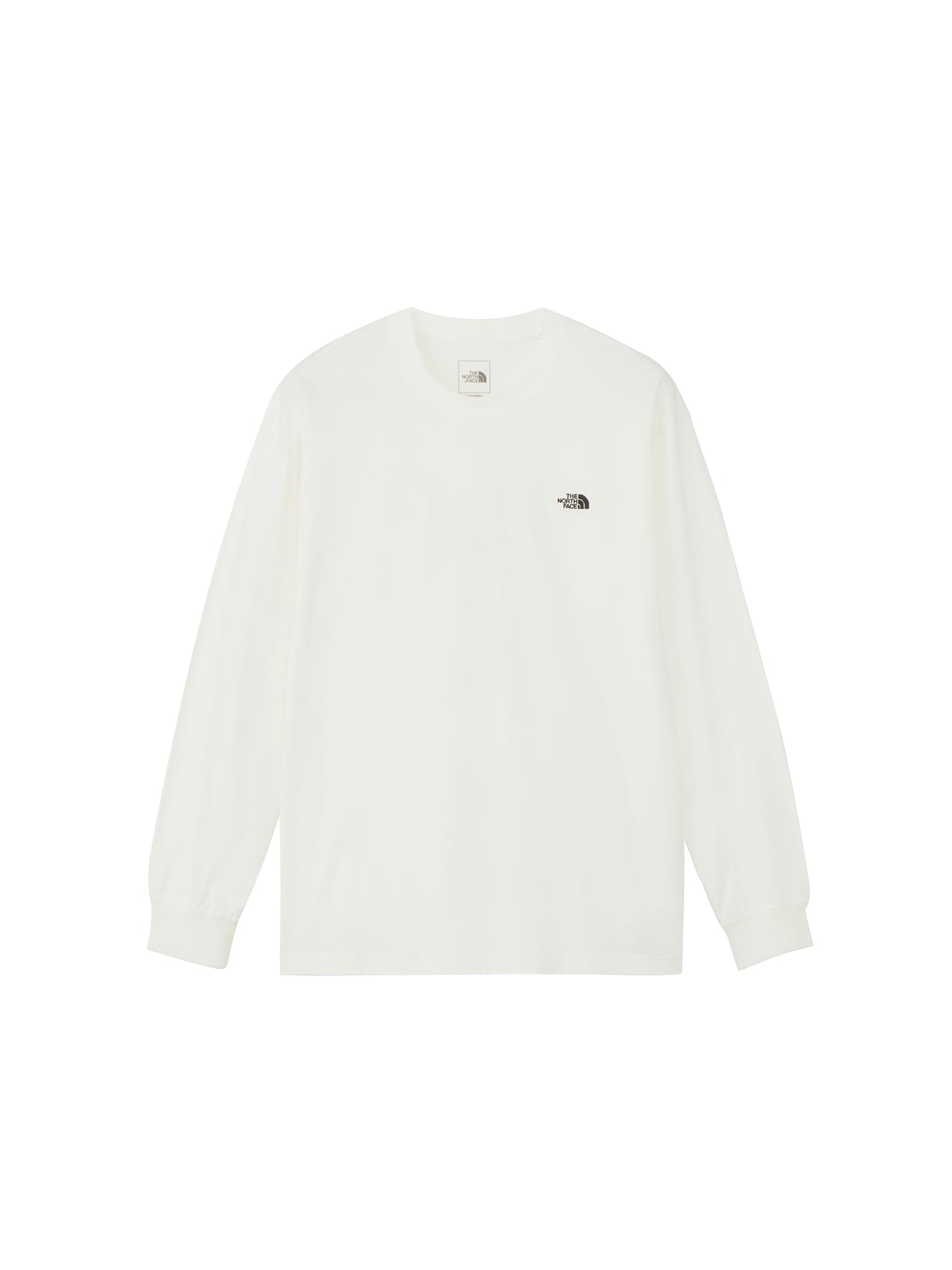 Футболка The North Face FD Nuptse Хлопок Большой Размер, Цвет: Кремовый, Рукав: Длинный white