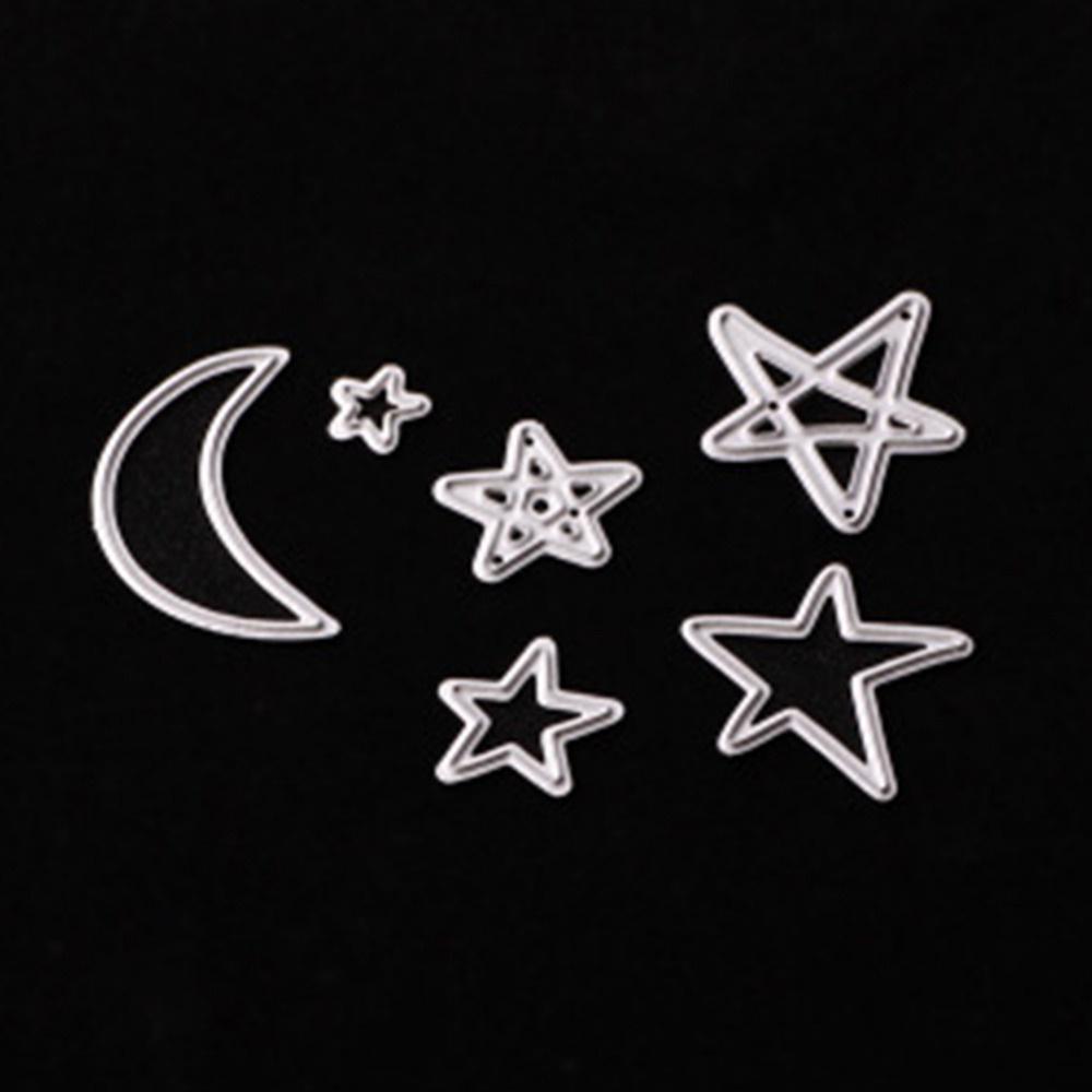 

Cute Star Moon Embossing Metal Cutting Dies Stencils Star Moon Embossing Metal Cutting Dies