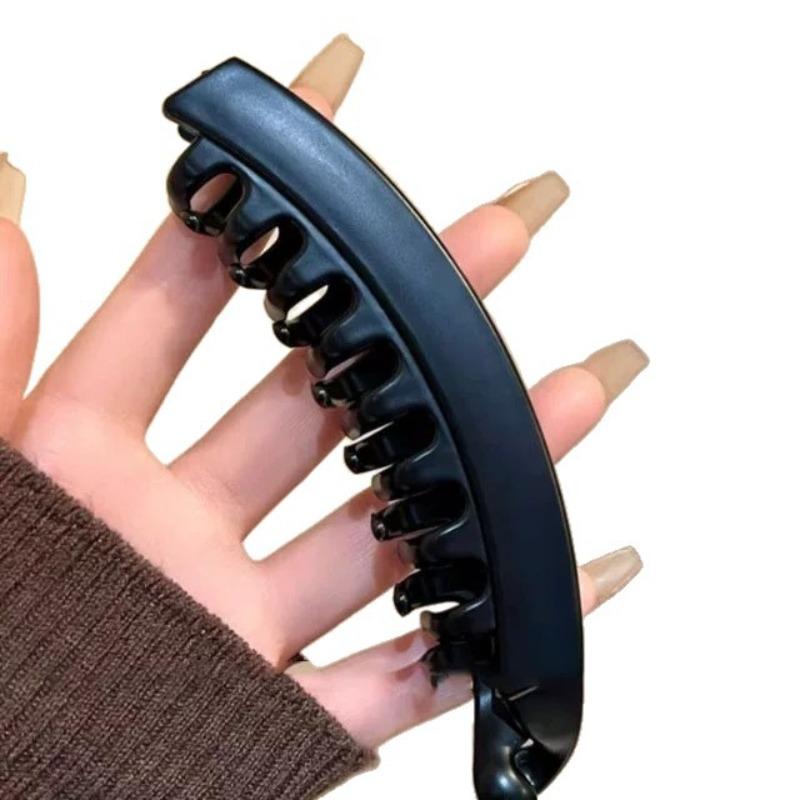 Vintage Leopard Print Banana Hairpin Ponytail Twist-up Clip for Displaying Hair Volume At The Back of The Head - Clip