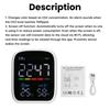 New 3 IN 1 WiFi Air Quality Monitor Triple-Sensor Smart Home CO2 Meter Temperature Humidity Detector Multifunctional NDIR Infrared Sensor for Home