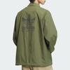 Adidas Originals City Skate Retro Sports Solid Color Long Sleeve Jacket Men Jacket Olive-Green Dark-Green JC6842