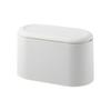 Living Room Desktop Creative Mini with Lid Waste Basket Storage Organizer Trash Can Garbage Bin