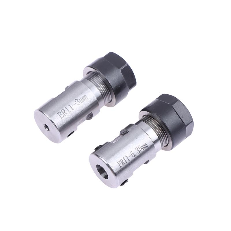 Er11 Chuck Spindle Motor Shaft Extension Rod Spindle Collet Lathe Tools Spindle Cutter Rod 3-10Mm Holder Inner