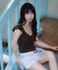 ROSEFRANTZ Ribbon Shirring Sleeveless [Brown]