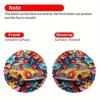 Acrylic Vibrant Car Decorative Pendant Charming Floral Design For Vehicles Stylish