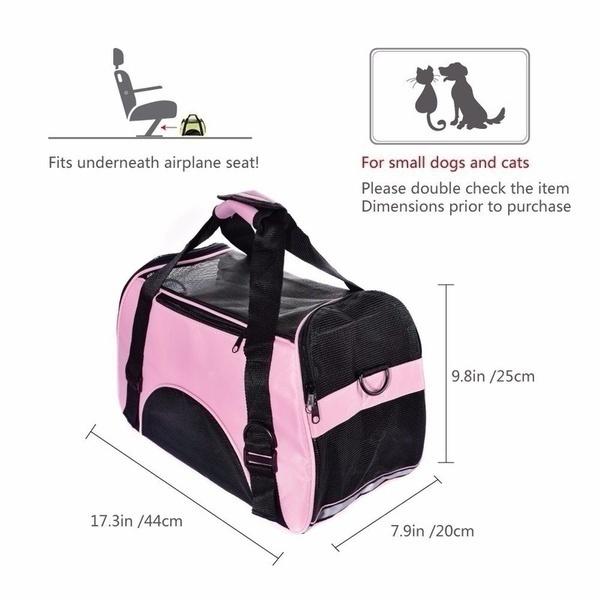 Portable Dog Travel Backpack Breathable Mesh Cat Puppy Shoulder Carrier Bag for Pet Dogs Outdoor Carring Bag