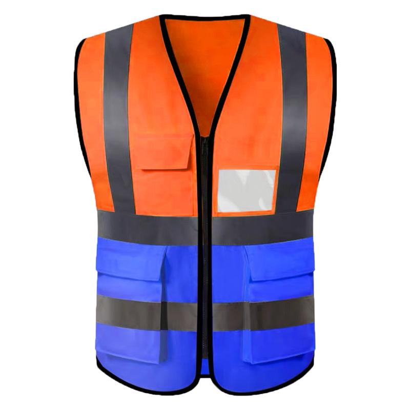 High-Visibility Reflective Safety Vest for Traffic and Construction Workers