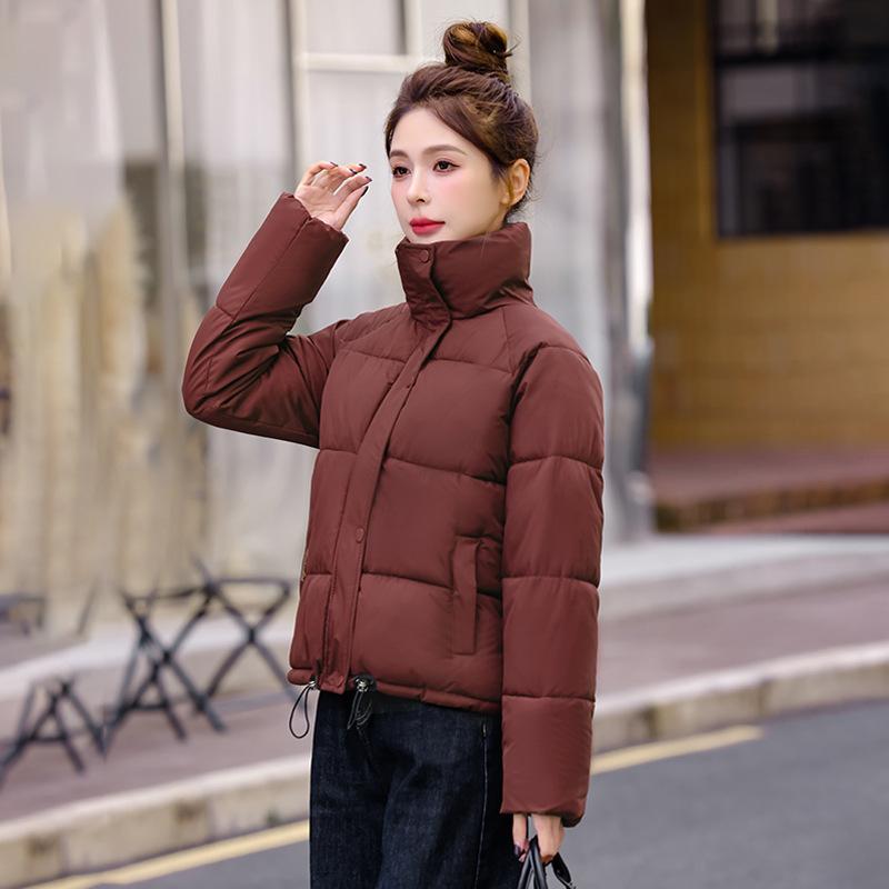 Women's cotton clothes winter new Maillard thin small warm  clothes fashion short  clothes jacket