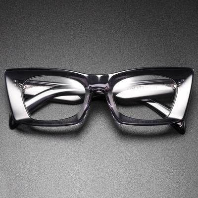 Handmade Retro Glasses Frame for Men Women Super Thick Trendy Eyeglasses High-end Quality Acetate Vintage Full Rim Eyewear