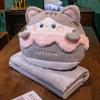 Mling Multifunctional Folding Pillow Quilt Hand Warmer