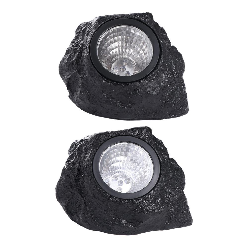 Spotlight Solar Stone Light Waterproof Lawn Lamp Warm Light Solar  Rock Lamp  Landscape