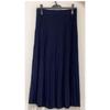 New and Unused PLST Rayon Blend Sheer Pleated Skirt Navy