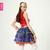 Halloween Wonder Woman Cosplay Costume Avengers Party Costume Girl Dress