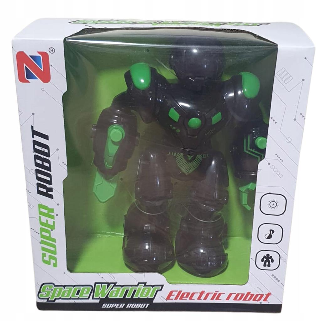 Robot super guerriero suono, si illumina 19cm