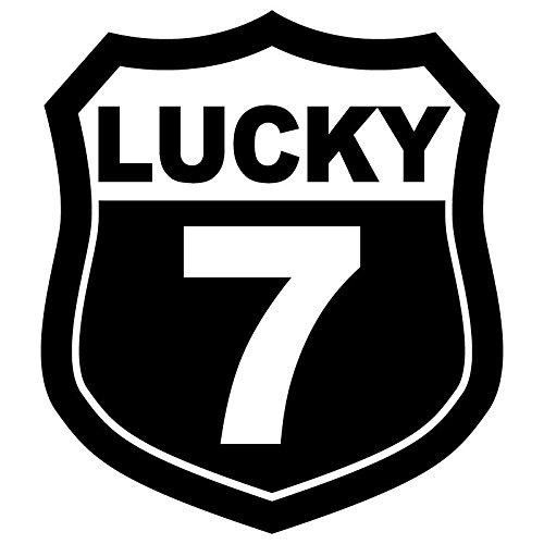 

nc-smile Наклейка с номером Черный S Счастливый номер Номер нагрудника Номер (Номер 07) Small