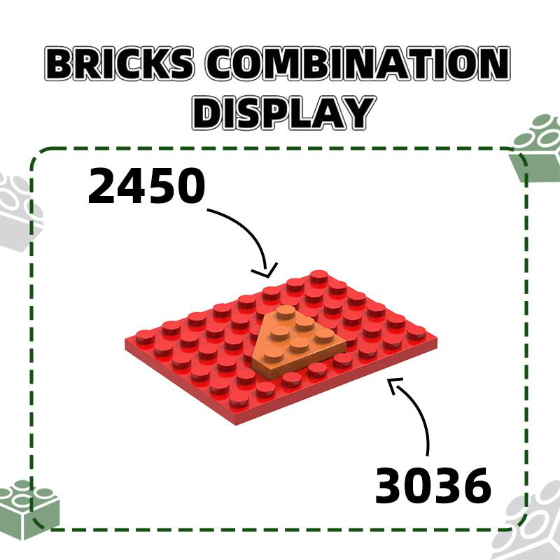 15Pcs/Lot 3036 6x8 Dots Plate Construction Bricks Basic Components Board Blocks Works With all Brand Playthings Ideal For Children Gift Idea Box