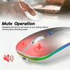 Colorful Wireless Mouse LED Light Gaming Bluetooth Mouse Computer Silent Mouse  Office/Home