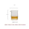 Japanese 300ml Square Hammer Glass Fair Mugs Tea Pitcher Heat Resistant Tea Cup Chahai Tea Divider Kung Fu Tea Set Accessories