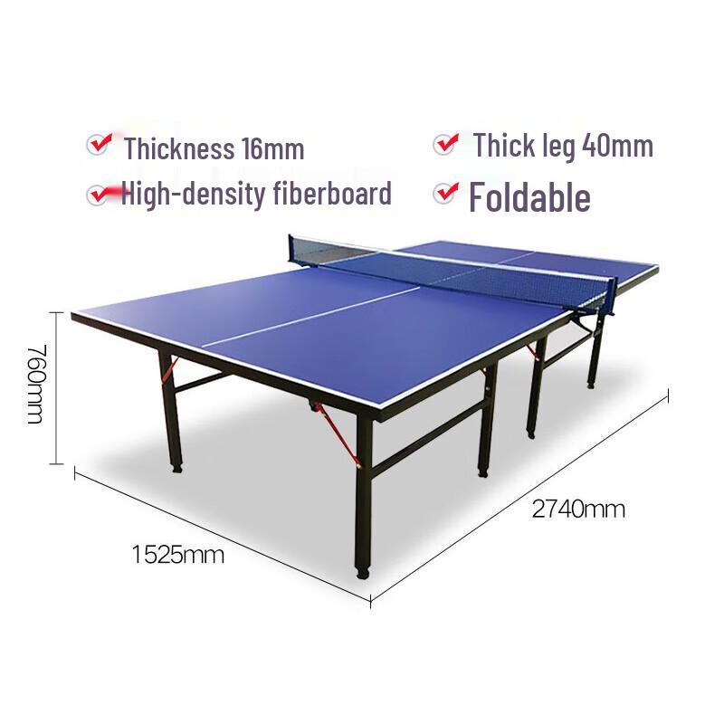 LanXie Standard Foldable Indoor Table Tennis Table