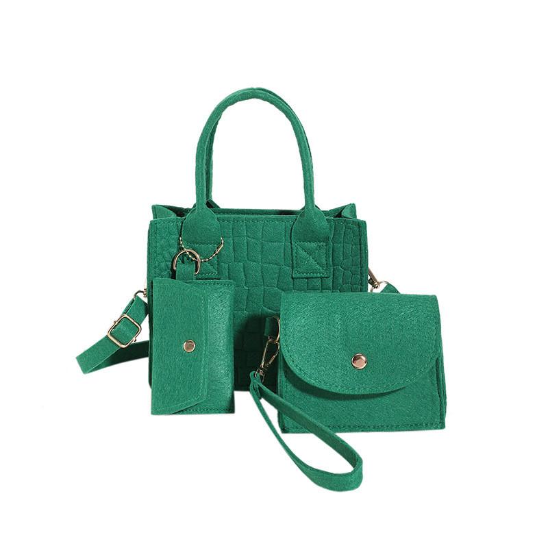 Stylish Casual Mini Tote Bag For Women In Black Orange Green And Fuchsia Perfect For Commuting And Everyday Use