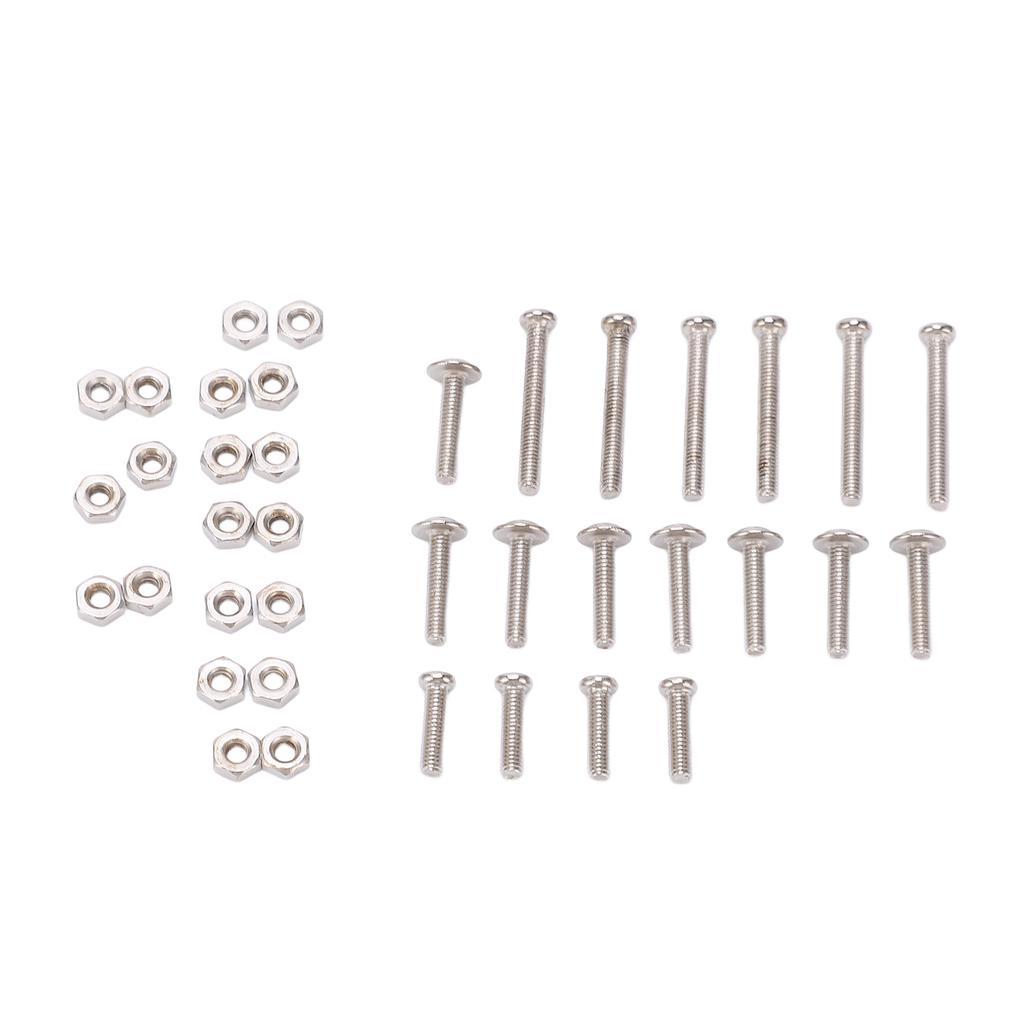 8Pcs Metal   Steering Linkage Aluminum Alloy Servo Link Pull Rod for WPL C14 C24 B14 MN D90 D91