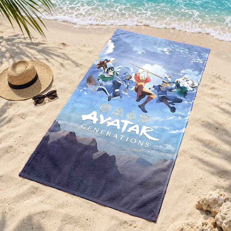 Avatar The Last Airbender Microfiber Beach Towel Quick Dry Sand Free Lightweight Beach Towels for Travel Swimming Camping