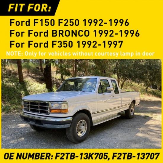 2X Car Interior Door Panel Courtesy LED Lights For Ford F150 F250 F350 1992-1996