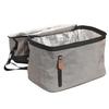 Zippi XL Thermal Lunch Bag, Gray, Handles