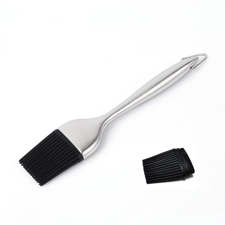 Edelstahl Silikon BBQ & Kuchenpinsel mit hohlem Griff