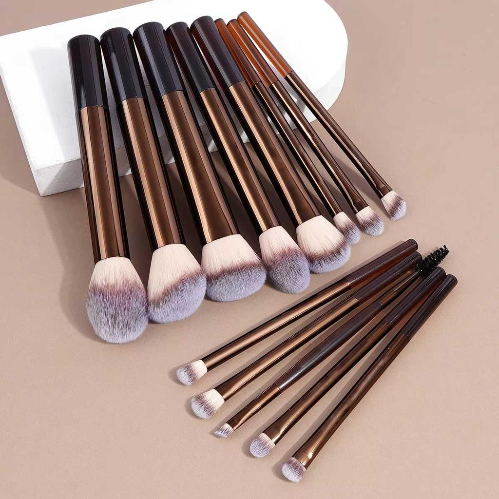 13-teiliges Make-up-Pinsel-Set Foundation Concealer Puder Lidschatten Rouge Pinsel Kabuki Verblender Kosmetik Beauty-Werkzeug für das Gesicht