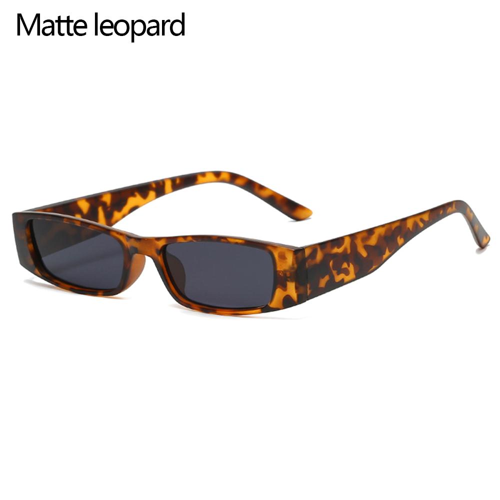Square UV400 Eyewear Narrow Sunglasses Retro Sun Glasses Small Frame Small Rectangle Sunglasses