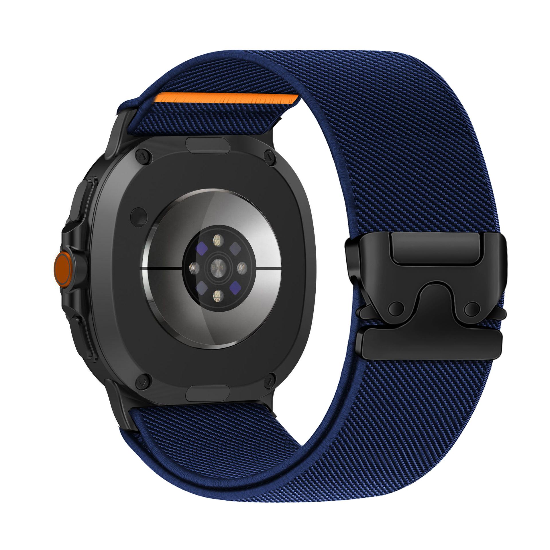 

2 PCS Parachute band for Samsung Galaxy Watch 8 Strap 44mm 40mm Accessories Nylon Bracelet correa galaxy watch 8 classic 46mm Galaxy 8 classic midnight синього кольору