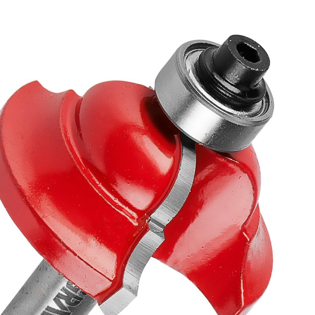 Shaped cutter with bearing, decorative, HM, 31.7 x 12.7 mm, 6 mm shank