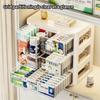 Large Capacity Home Medical Storage Box, Multi-layer Drawer Type Medicine Organizer, Multifunctional Drug Storage Cabinet for Ho