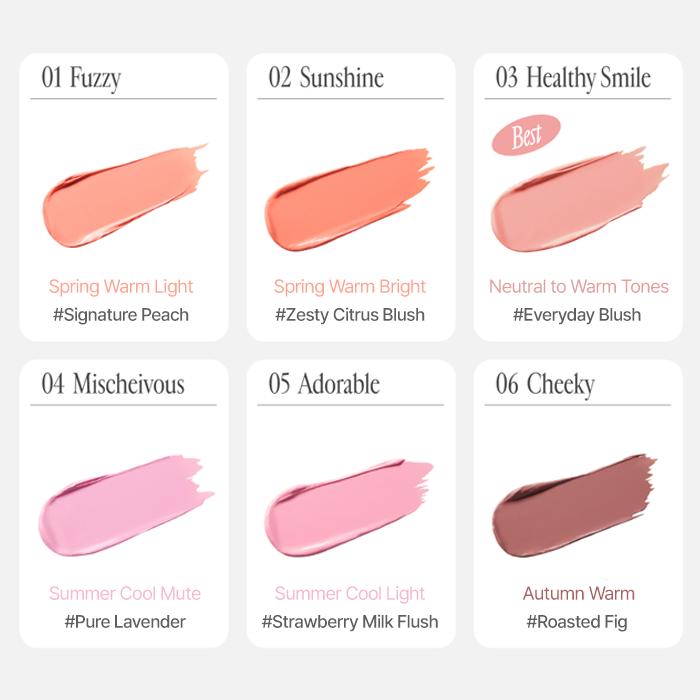 Freshian Egg-Like Cream Blush (14 Colors)