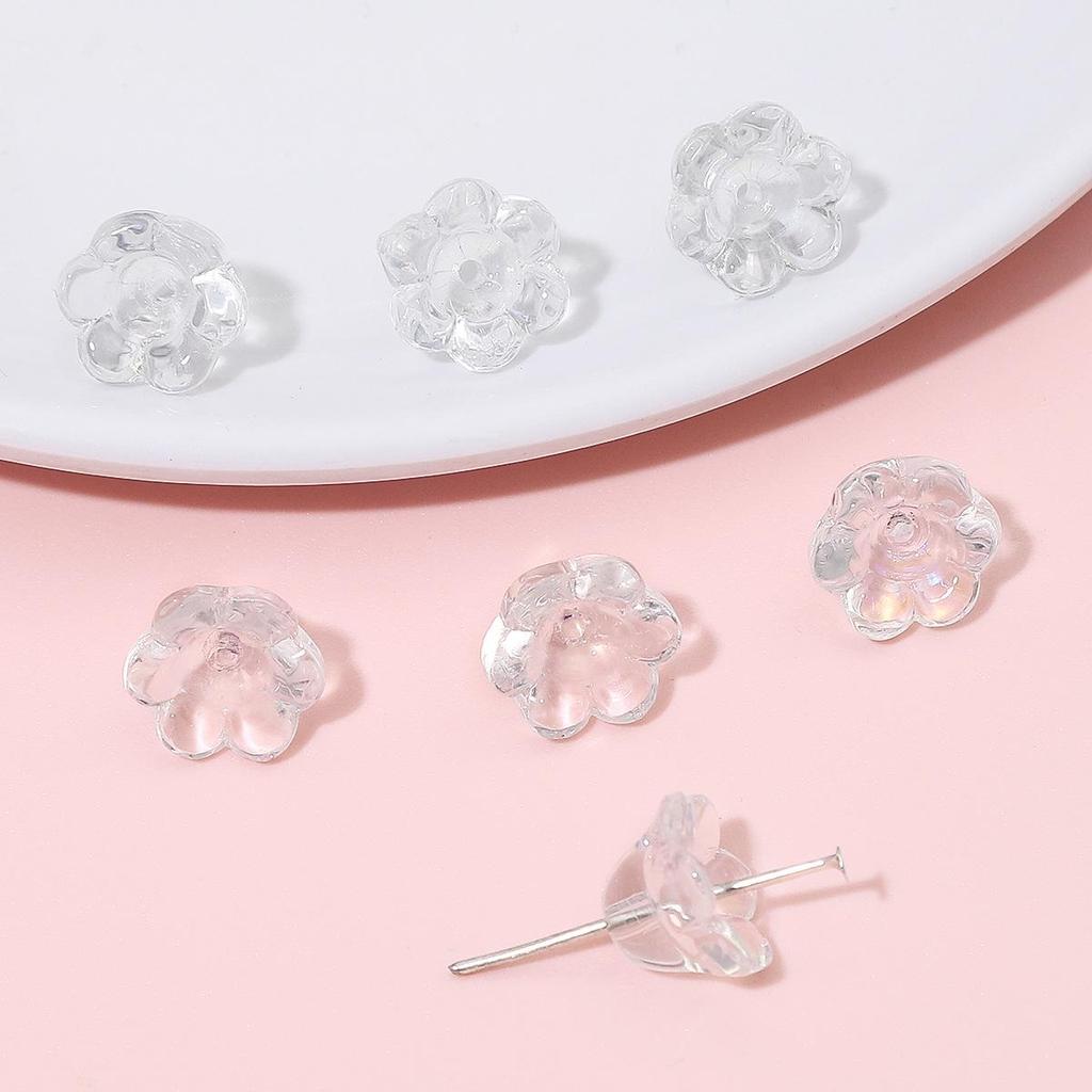 Gradient Glass Imitation Jade Lily of the Valley Beads for DIY Necklace & Bracelet Accessories