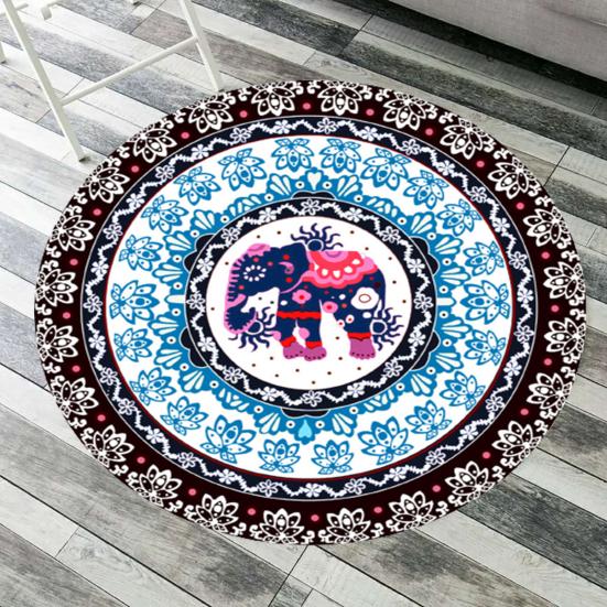 

Yousheng Beach Blanket Soft Absorbent Polyester Pretty Floral Printed Beach Towel for Picnic