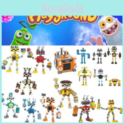 Moc My Singing Monster Educational Building Blocks For Intellectual Development And Parent-child Communication In Stock