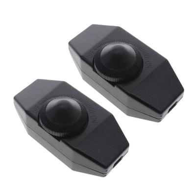 2pcs LED Dimmer Switches Easy Installs Rotation Control Simple Operate LED Dimmer Switches Quick Installation for Indoor Use