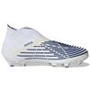 Adidas Predator Edge+ FG Białe Hi-Res Niebieskie Męskie Trampki Cloud-White GV7375