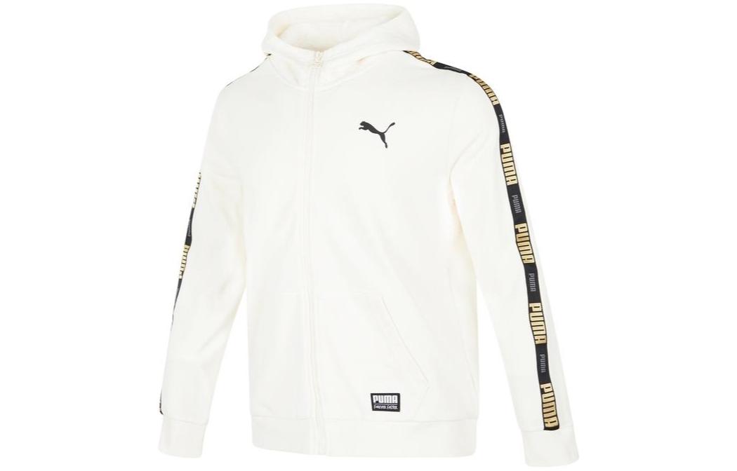 PUMA Jackets Unisex White Hooded Moderate Other 539532-93 XXL