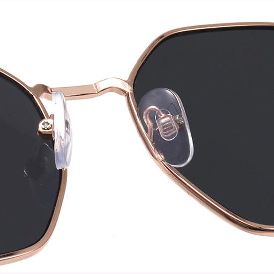 Jungen und Mädchen Schleife Metall Polygon Kinder Sonnenbrille Kinder Outdoor UV400 Brille