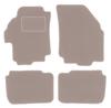 Beige Velour Floor Mats For: Suzuki Liana Hatchback, Sedan, Station Wagon (2001-2004)