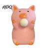 Pig Squeeze Toy Bubble Blowing Stress Relief Cartoon Sensory Soft Stretchy Animal Shape Home Office Desk