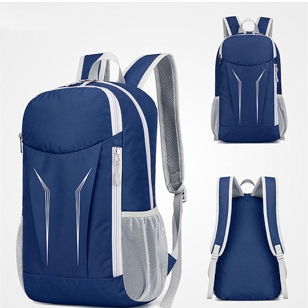 Foldable Mountaineering Backpack Nylon Traveling Daypack Portable Cycling Backpack  Women