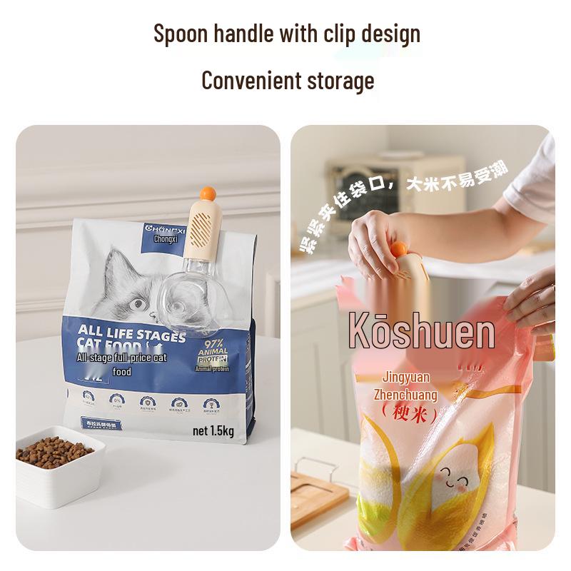 Original Design Rice Spoon with Detachable Insect Repellent Box, Food-Grade Kitchen Rice Grain Utensil.