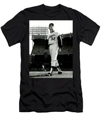 Sandy Koufax Vintage Baseball Poster T-Shirt