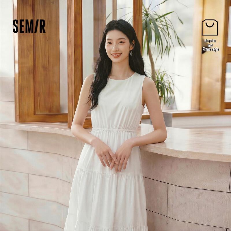 Semir Women s Hollow Out Sleeveless Maxi Dress M