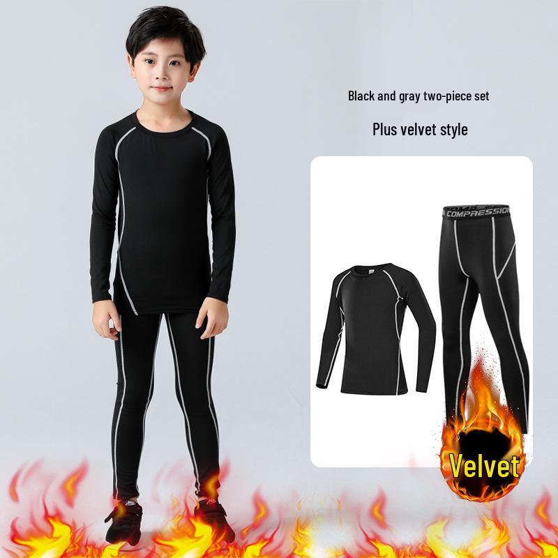 Kinder Schnelltrocknende Sport-Basisschicht: Body für Basketball, Fußball und Fitness - Ideal für Herbst/Winter.