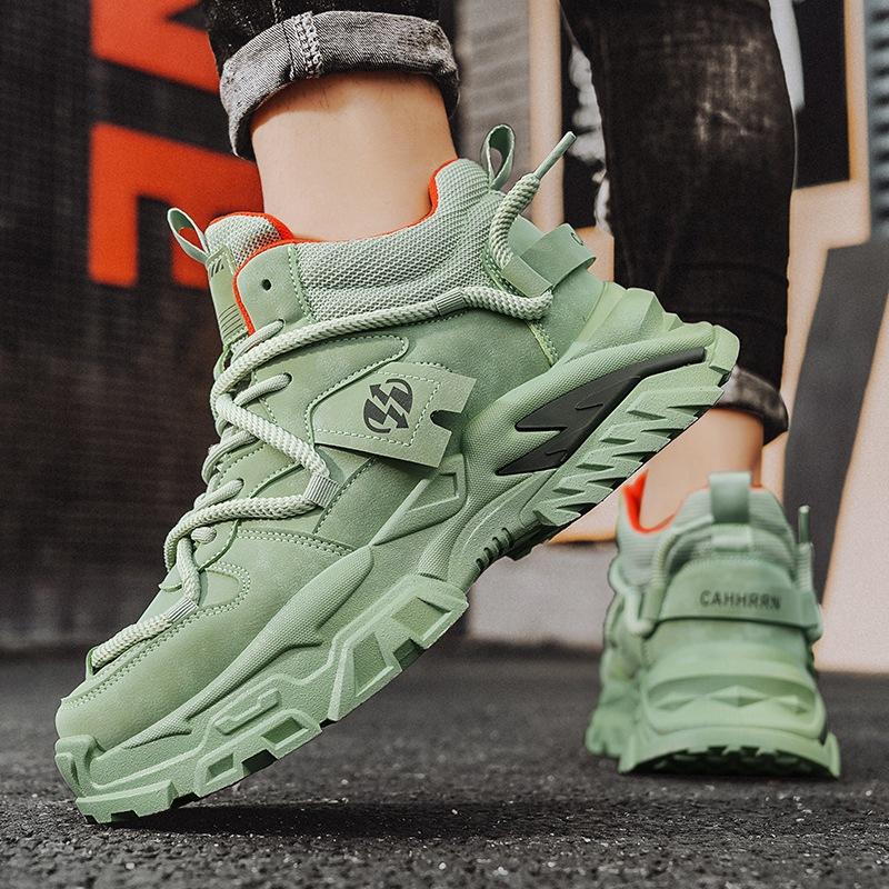 Martin Boots Men's Autumn 2024 High-top British Style Big Yellow Boots Men's Casual Kick Can't Be Rotten Medium-help Tooling Boots